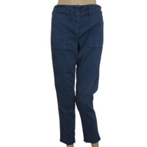 Luisa Cerano Cropped Navy Blue Pants